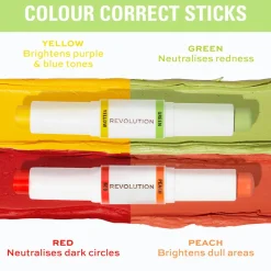 Makeup Revolution Colour Correcting Stick Yellow & Green
