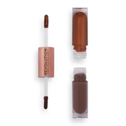 Makeup Revolution Double Up Liquid Eyeshadow Luminous Bronze