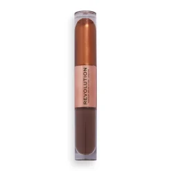 Makeup Revolution Double Up Liquid Eyeshadow Luminous Bronze