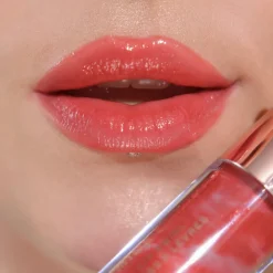 Makeup Revolution Festive Allure Ceramide Shimmer Lip Swirl Out Out Red