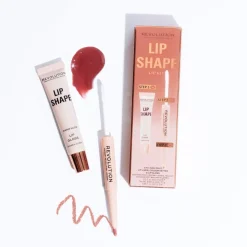 Makeup Revolution Lip Shape Kit Rose Pink