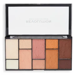 Makeup Revolution Reloaded Dimension Eyeshadow Palette Neutral Charm