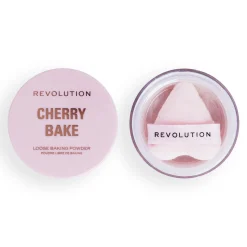 Makeup Revolution Y2k Cherry Bake Loose Powder & Puff