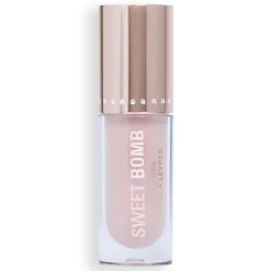 Makeup Revolution Y2k Sweet Bomb Lip Gloss Vanilla Ice White Holo