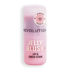Revolution Jelly Blush Stick Lip and Cheek Stain Peach Orange
