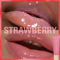 Revolution Juicy Peptide Lip Balm Pink Strawberry