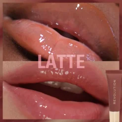 Revolution Juicy Peptide Lip Balm Nude Latte