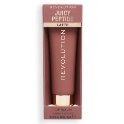 Revolution Juicy Peptide Lip Balm Nude Latte