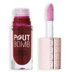Revolution Pout Bomb Plumping Gloss Jelly Berry Mauve NEW!