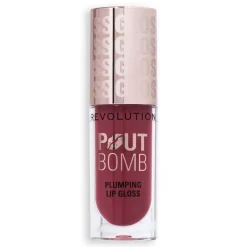Revolution Pout Bomb Plumping Gloss Rosewood Rose Pink NEW!