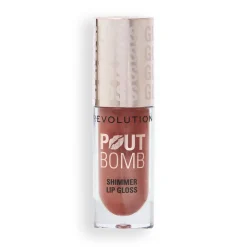 Revolution Pout Bomb Shimmer Gloss Nude Glow