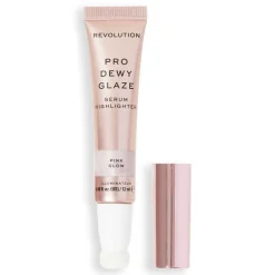Revolution Pro Dewy Glaze Serum Highlighter Pink Glow