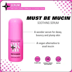 Revolution Skin Must Be Mucin Vegan Snail Mucin Soothing Serum 30ml