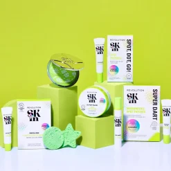 Revolution Skin Rinse & Rise Compressed Cellulose Facial Sponges 10 Pack