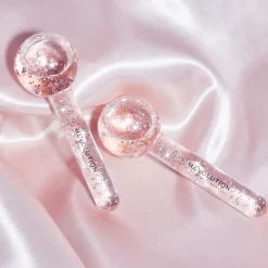 Revolution Skincare Pink Glitter Facial Ice Globes