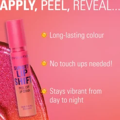 Revolution Sunset Lip Shift Peel Off Lip Stain Flushed Pink