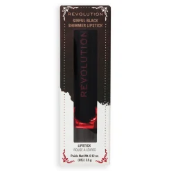Revolution Truly Sinful Black Ring Lipstick